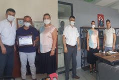 Büro Adres Değişikliklerinde Bulunan Smmm Feyzullah Tarik Gülgör Ve Ramazan Erken'e Yönetim Kurulumuz Büro Ziyaretleri Gerçekleştirmiştir. Yeni Bürolarinin Hayirlara Vesile Olmasini Diler. Çalişmalarinda Başarilar Dileriz.