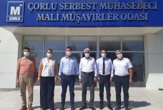 01.09.2020 Çorlu Belediye Başkanı Sayın Ahmet Sarikurt'un Yönetim Kurulumuza Ziyareti