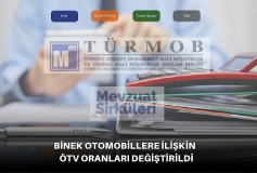 Binek Otomobillere İlişkin Ötv Oranları Değiştirildi