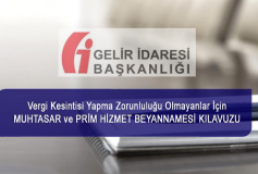 Vergi Kesintisi Yapma Zorunluluğu Olmayanlar İçin Muhtasar Ve Prim Hizmet Beyannamesi Kılavuzu