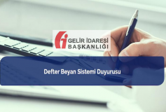 Defter Beyan Sistemi Duyurusu
