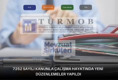7252 Sayılı Kanunla Çalışma Hayatında Yeni Düzenlemeler Yapıldı