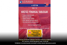 ''krizsiz Finansal Tablolar'' Konulu 12 No.lu E-Eğitim
