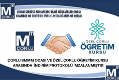 Çorlu Smmm Odası Ve Ybs Özel Öğretim Ve Etüt Hizmetleri Limited Şirketi Arasında İndirim Protokolü İmzalanmıştır