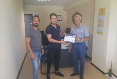 Büro Açılışında Bulunan Smmm Ayhan Akinci' Ya Yönetim Kurulumuz Büro Ziyareti Gerçekleştirmiştir. Çalışmalarında Başarılar Dileriz.