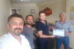 Büro Açılışında Bulunan Smmm Ayhan Akinci' Ya Yönetim Kurulumuz Büro Ziyareti Gerçekleştirmiştir. Çalışmalarında Başarılar Dileriz.