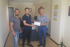 Büro Açılışında Bulunan Smmm Ayhan Akinci' Ya Yönetim Kurulumuz Büro Ziyareti Gerçekleştirmiştir. Çalışmalarında Başarılar Dileriz.