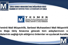 Yeminli Mali Müşavirlik, Serbest Muhasebeci Mali Müşavirlik Ve Staja Giriş Sınavına Girecek Tüm Adaylarımızın Ve Ailelerinin Sağlığı İçin Aldığımız Önlemler Ve Uyulacak Kurallar