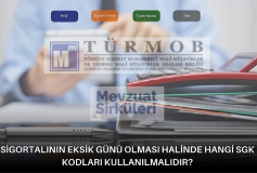 Sigortalının Eksik Günü Olması Halinde Hangi Sgk Kodları Kullanılmalıdır?