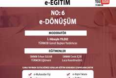 Türmob/e-Dönüşüm 6 No.lu Online Semineri 02 Haziran Salı Günü Saat 14:00' Te Türmob Youtube Kanalından Canlı İzleyebilirsiniz