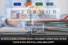 İş Sözleşmelerinin Fesih Halinde Hangi Sgk İşten Çıkış Kodları Kullanılmalıdır?