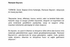 Türmob/ramazan Bayrami Kutlu Olsun