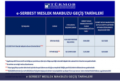 E-Serbest Meslek Makbuzu Geçiş Tarihleri