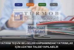 Yatırım Teşvik Belgeleri Kapsamındaki Yatırımlar İçin Uzatma Talebi Yapılabilir