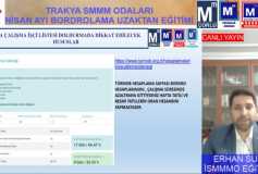 Trakya Serbest Muhasebeci Mali Müşavirler Odaları Tarafından Ortaklaşa Düzenlenen Nisan Ayı Bordro Uygulamaları Online Semineri Gerçekleşmiştir