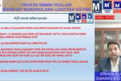 Trakya Serbest Muhasebeci Mali Müşavirler Odaları Tarafından Ortaklaşa Düzenlenen Nisan Ayı Bordro Uygulamaları Online Semineri Gerçekleşmiştir