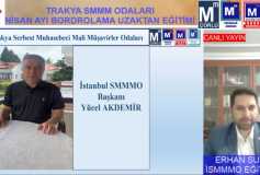 Trakya Serbest Muhasebeci Mali Müşavirler Odaları Tarafından Ortaklaşa Düzenlenen Nisan Ayı Bordro Uygulamaları Online Semineri Gerçekleşmiştir