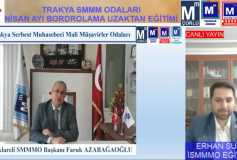 Trakya Serbest Muhasebeci Mali Müşavirler Odaları Tarafından Ortaklaşa Düzenlenen Nisan Ayı Bordro Uygulamaları Online Semineri Gerçekleşmiştir