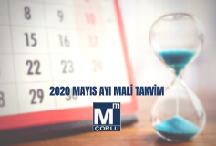 2020 / Mayıs Ayı Mali Takvimi