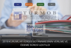 2019 Kurumlar Vergisi Beyannamesinin Verilme Ve Ödeme Süresi Uzatıldı