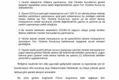 Türmob Sosyal Yardımlaşma Ve Dayanışma Fonu'nun Covid-19 Salgını Sürecinde Kullanım Esasları İle İlgili Duyuru