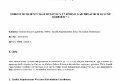 Yeminli Mali Müşavirlik (Ymm) Tasdik Raporlarının İbraz Süresinin Uzatılması