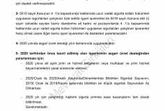2020 Yılında Uygulanacak Asgari Ücret Destek Tutarı Belli Oldu