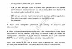 2020 Yılında Uygulanacak Asgari Ücret Destek Tutarı Belli Oldu
