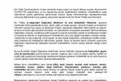 Korona Virüs Salgınından Etkilenmeleri Nedeniyle Beyanları Uzatılarak Ödemeleri Ertelenen Mükellefler Hakkında Hazine Ve Maliye Bakanlığı Duyurusu