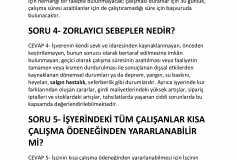 Kısa Çalışma Ödeneği Önemli Konular Soru Cevap