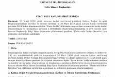 Kdv Beyannamelerinin Verilme Ve Ödeme Süreleri 26 Mart 2020 Tarihinden 24 Nisan 2020,ba-Bs Formlarının Verilme Süresi Ve E-Defterlerin/e-Beratların Oluşturma, İmzalanma Ve Yüklenme Süreleri 31 Mart 2020 Tarihinden 30 Nisan 2020 Tarihine Uzatılmıştır.