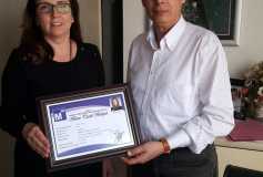 Büro Açılışında Bulunan Sm Mehmet Nejat Ulaştir, Smmm Leyla Acir' A Yönetim Kurulumuz Büro Ziyareti Gerçekleştirmiştir. Çalışmalarında Başarılar Dileriz.