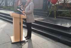 8 Mart Dünya Emekçi Kadınlar Günü Çelenk Töreni