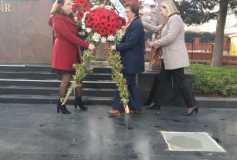 8 Mart Dünya Emekçi Kadınlar Günü Çelenk Töreni