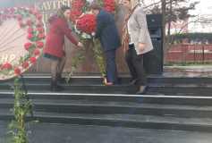 8 Mart Dünya Emekçi Kadınlar Günü Çelenk Töreni