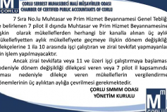 7 Sıra No.lu Muhtasar Ve Prim Hizmet Beyannamesi Genel Tebliği