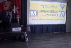 Güncel Sgk Ve Muhasebe Uygulamaları Semineri Türmob Eğitmeni Sayın Yavuz Kara'nın Sunumuyla Gerçekleşmiştir.