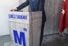 E-Belge/e-Defter Uygulamaları Semineri Turmob Eğitmeni Sayın Halim Bursali'nın Sunumuyla Gerçekleşmiştir.