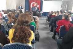 E-Belge/e-Defter Uygulamaları Semineri Turmob Eğitmeni Sayın Halim Bursali'nın Sunumuyla Gerçekleşmiştir.