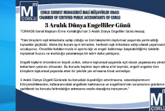 3 Aralık Dünya Engelliler Günü