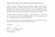 8 Aralık 2019 (3.dönem) Özel Smmm Sınav Programı