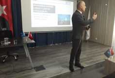 E-Belge/e-Defter Uygulamaları Semineri Turmob Eğitmeni Sayın Halim Bursali'nın Sunumuyla Gerçekleşmiştir.