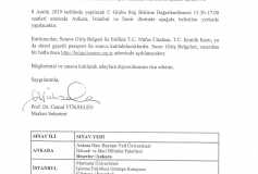 8 Aralık 2019 (3.dönem) C Grubu Staj Bitirme Değerlendirmesi