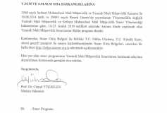 14-23 Aralık 2019 (3.dönem) Ymm Sınav Programı