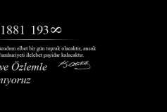 10 Kasım Atatürk'ü Anma Günü