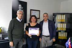 Büro Açılışında Bulunan Smmm Mehtap Ağrap'a Büro Ziyareti Gerçekleştirilmiştir. Çalışma Hayatında Başarılar Dileriz