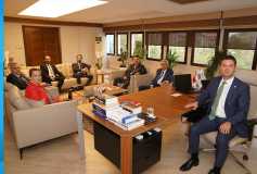 20.09.2019 Yeni Yönetim Kurulumuz Çorlu Belediye Başkanı Sn. Ahmet Sarıkurt'u Makamında Ziyaret Etmişlerdir