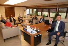 20.09.2019 Yeni Yönetim Kurulumuz Çorlu Belediye Başkanı Sn. Ahmet Sarıkurt'u Makamında Ziyaret Etmişlerdir