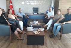 Muratlı Meslek Yüksekokulu Odamız Yönetim Kurulunu Ziyaret Etmişlerdir