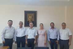 Yeni Yönetim Kurulumuz Tekirdağ Vergi Dairesi Başkanlığı Gelir İdaresi Grup Müdürü Sayın İbrahim Koç'u Makamında Ziyaret Etmişlerdir